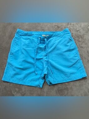L.L. Bean Men’s Turquoise Drawstring Swim Trunks